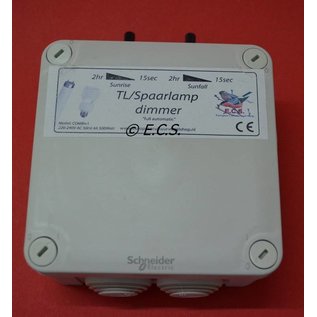 Dimmer for simulating sunrise and sunset. For incandescent lamps, dimmable LED lamps -and / saving lamps, TL's