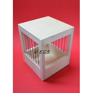 Lattice-Klein Fully Laminated Wood Birdhouse
