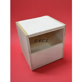 Nestkast Hout Tropen 1/3 open