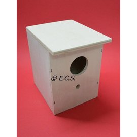 Nestkast Hout Tropen met rond gat