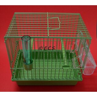 Transport Cage Green 24 x 22 x 17 cm complete