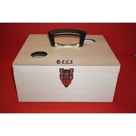 Ecs transport box with flap