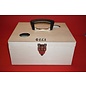 Ecs transport box with flap and handle.