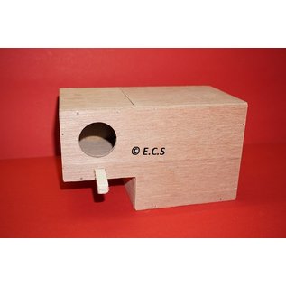 Wood hive Splendor Entry Finches both left and right