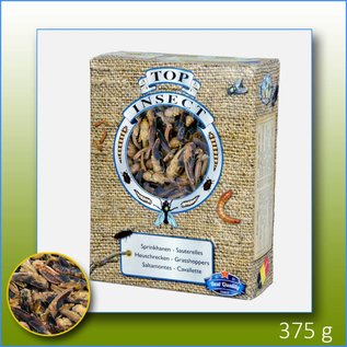 Top insect DIEPVRIES ALLEEN IN DE WINKEL VERKRIJGBAAR!!!!!!! Top insect Diepvries sprinkhanen 375 gram