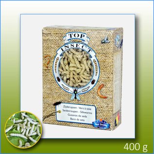 Top insect DIEPVRIES ALLEEN IN DE WINKEL VERKRIJGBAAR!!!!!!! Top insect Freezer Silkworms 400 grams