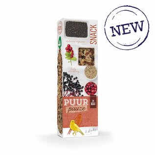 PUUR Pauze Zaadsticks Kanarie met vlier- en veenbes