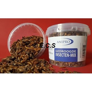 Anipro Gedroogde Insecten-mix 1,1 liter