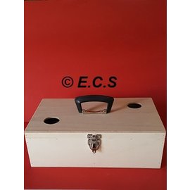 Ecs Transportbox mit Klappe 2 Fächer