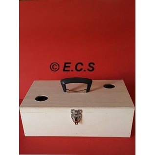 Ecs Transportbox mit Klappe 2 Fächer