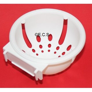 nestkom kunststof  met haken 13cm 8cm diep