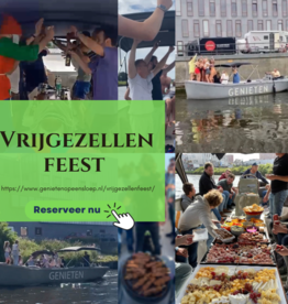 Vrijgezellenfeest op een boot