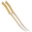 Legolas Fighting Knives replica met wandplaque