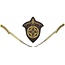 Legolas Fighting Knives replica met wandplaque