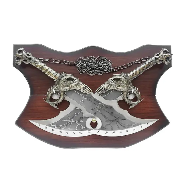 God of War Twin Bladed Sword Set – Blades of Chaos Replica