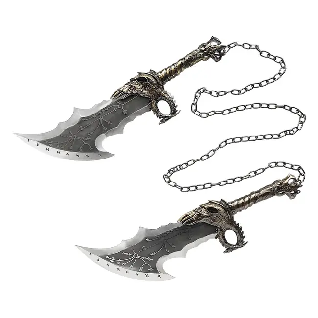 God of War Twin Bladed Sword Set – Blades of Chaos Replica