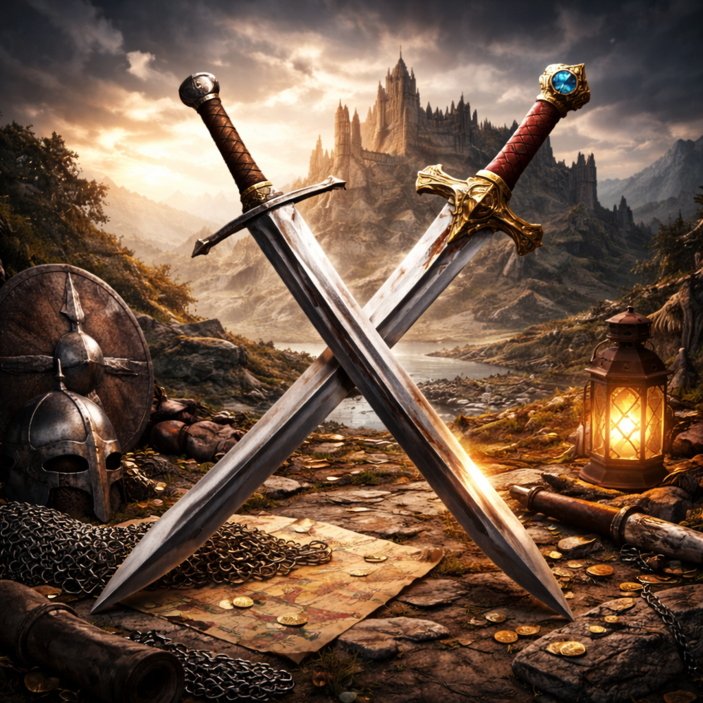 Middeleeuwse zwaarden kopen – Ridderzwaarden en historische replica zwaarden
