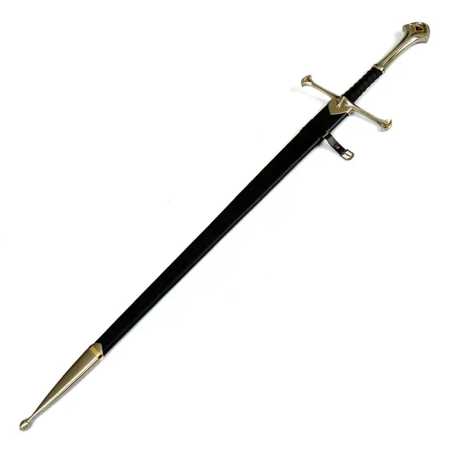 Anduril Narsil Zwaard met Schede en Elven Inscriptie – Aragorn Lord of the Rings Replica