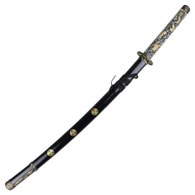 Dragon Gold Katana – Decoratieve Samurai Katana met Draken Gravure