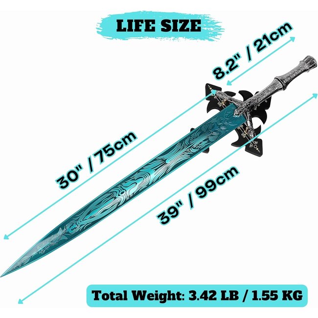 Holy Moonlight Sword – Bloodborne Trick Weapon van Ludwig (The Old Hunters DLC) Replica Zwaard