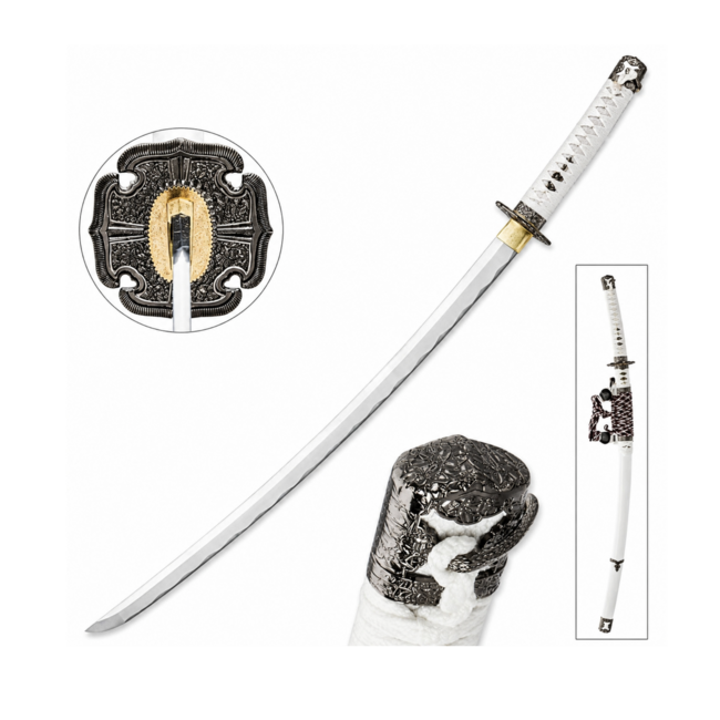 Sierkatana – Japanse Katana Replica met Stalen Lemmet en Houten Schede