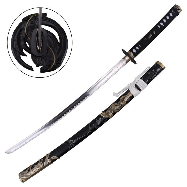 Twin Wolves Katana Ghost of Yotei