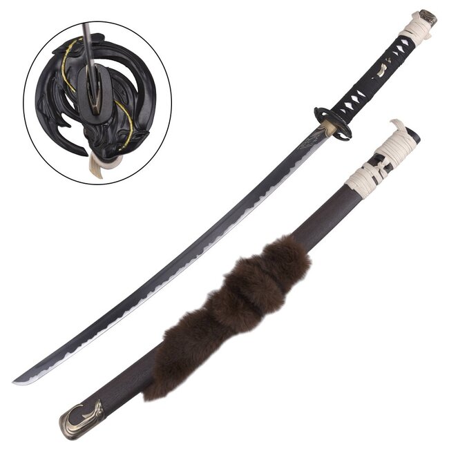 Atsu Wolf katana Ghost of Yotei