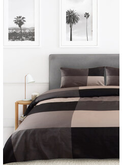 Nightlife Dekbedovertrek Blocks Grey