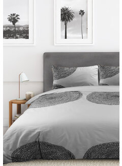 Nightlife Dekbedovertrek Cirkel Pattern Grijs