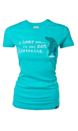 Dog is Good! T-shirt 'Not Listening'