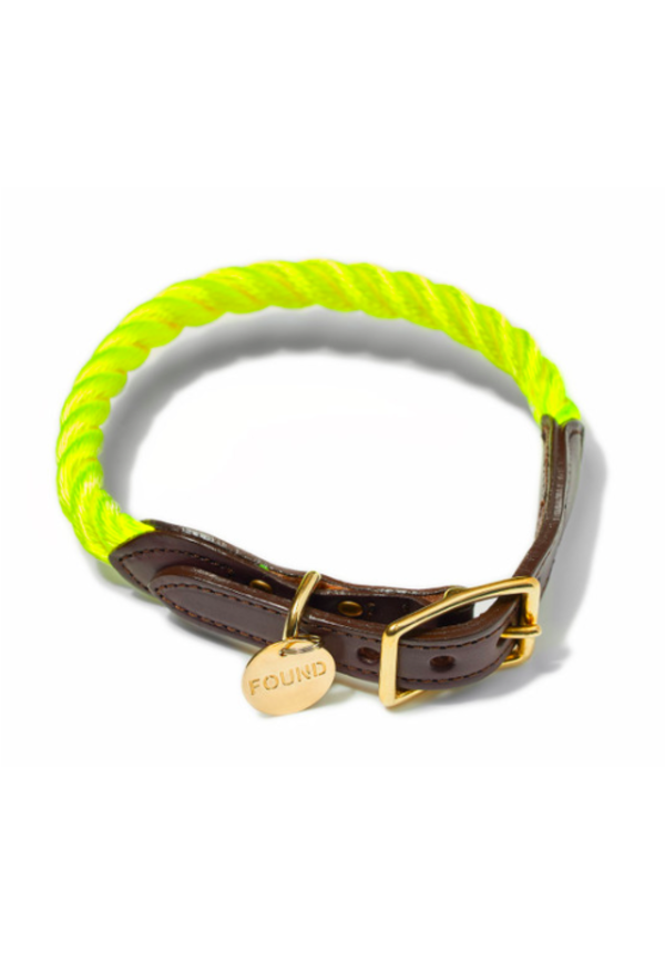 Found My Animal Halsband Neon Geel