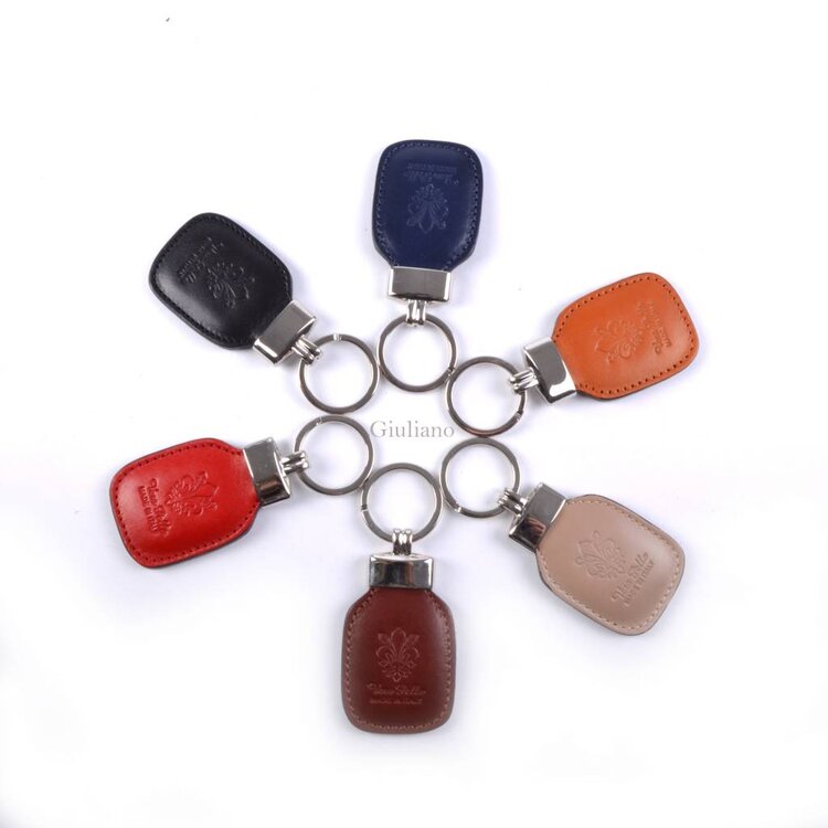 Leather keyring
