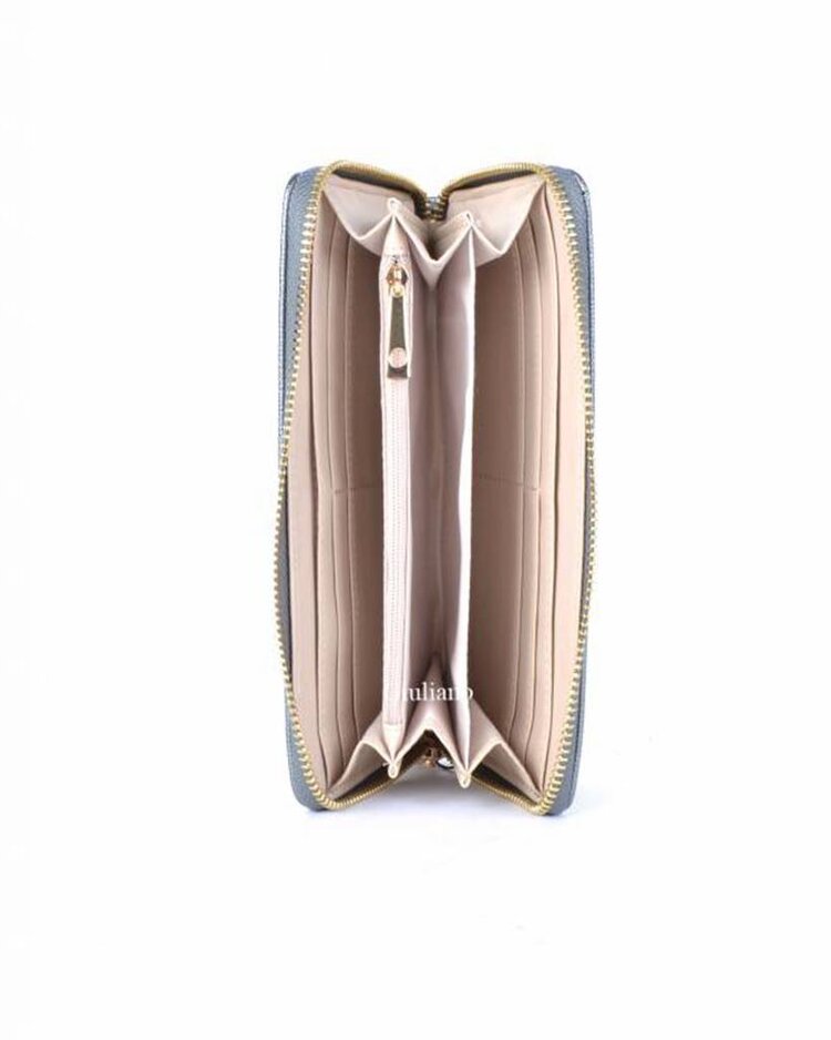 Artificial leather wallet | Reliëf| Black