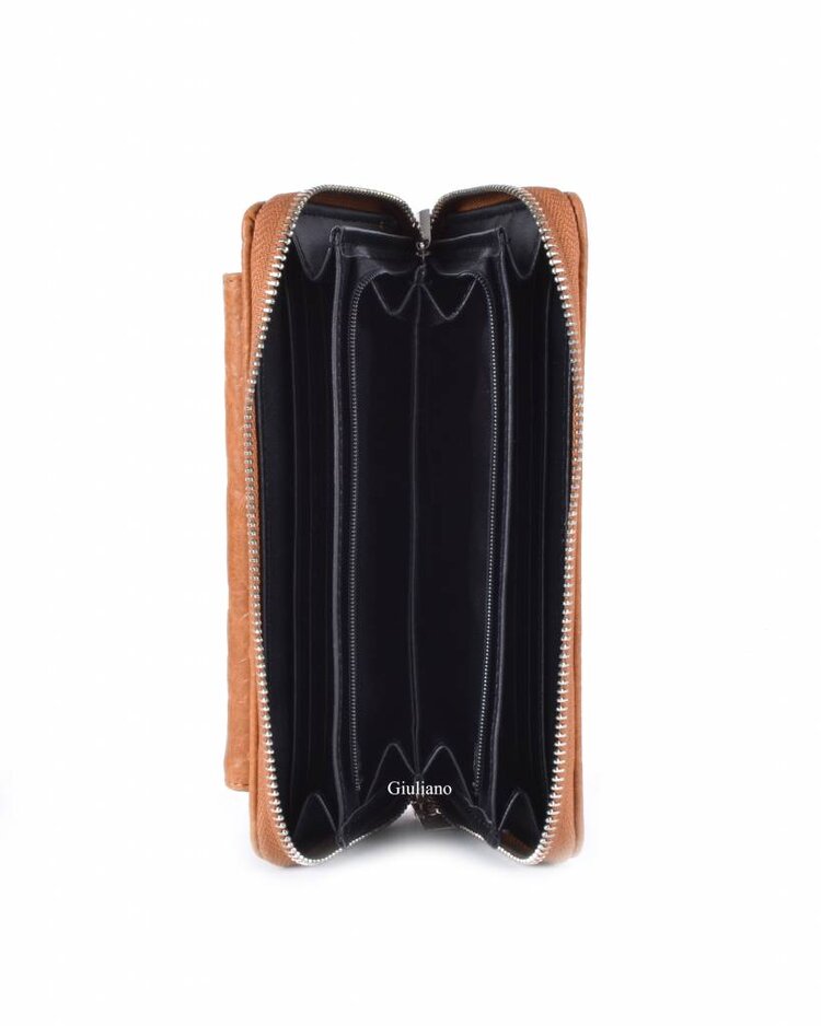 Artificial leather wallet | Croco