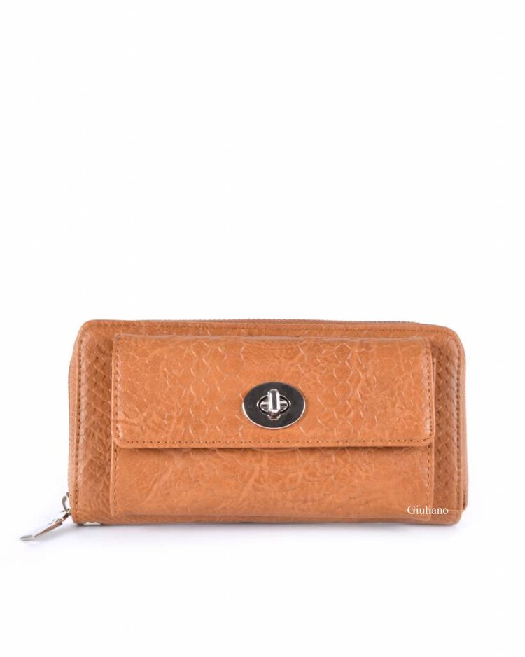 Artificial leather wallet | Croco