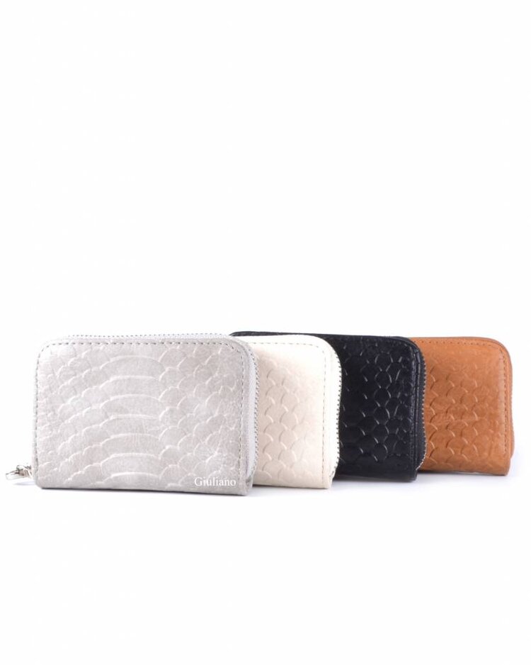 Artificial leather wallet | Croco | Small