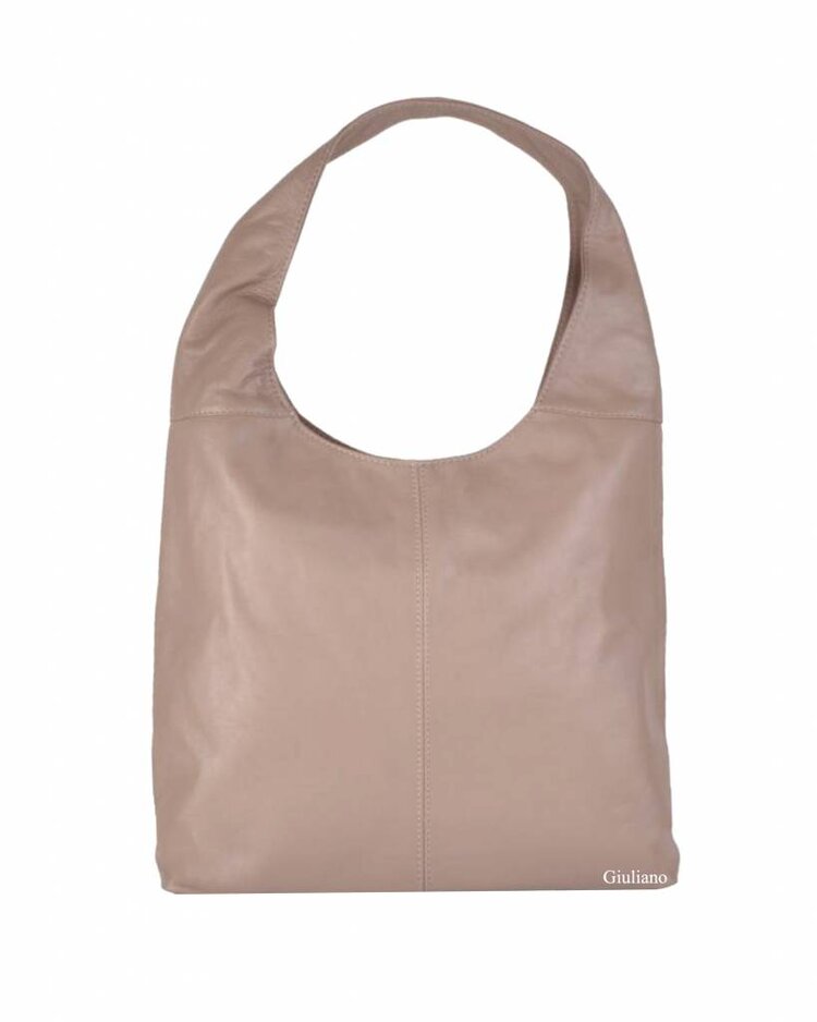 Leather shopper