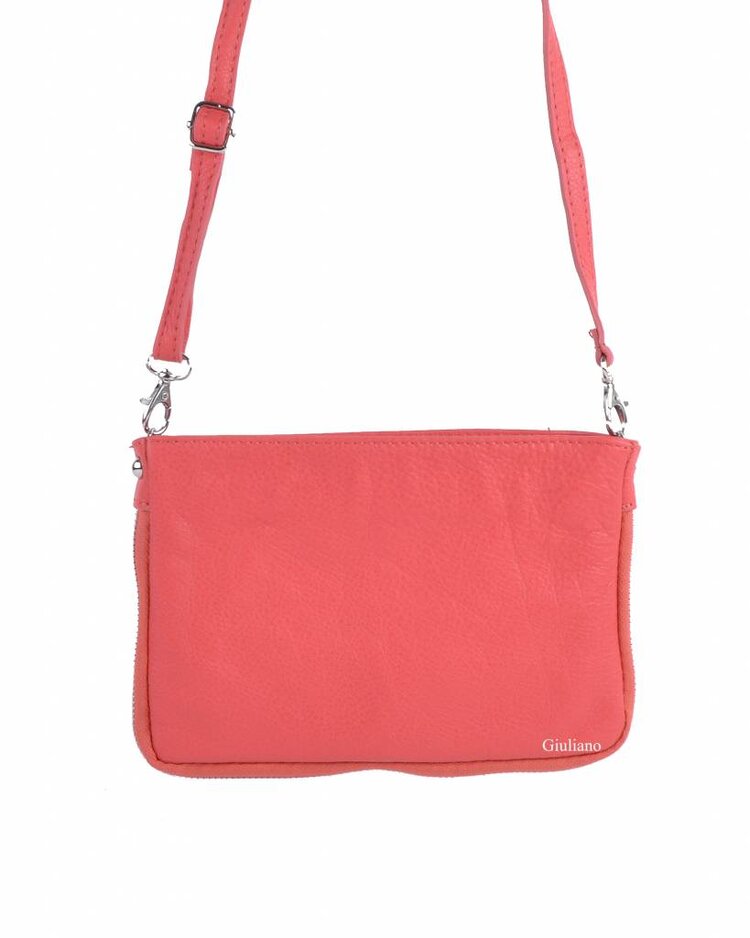 Leather shoulderbag | Clutch