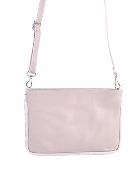 Lederen schoudertasje | Clutch