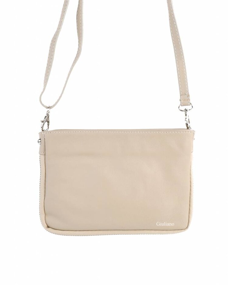 Leather shoulderbag | Clutch