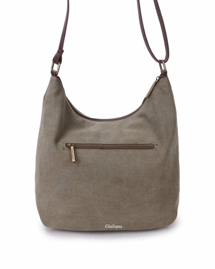 Canvas-Schultertasche | Raw Casual