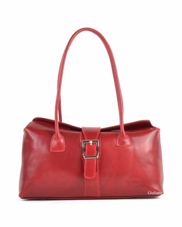 Lederen handtas | Gesp | 900047