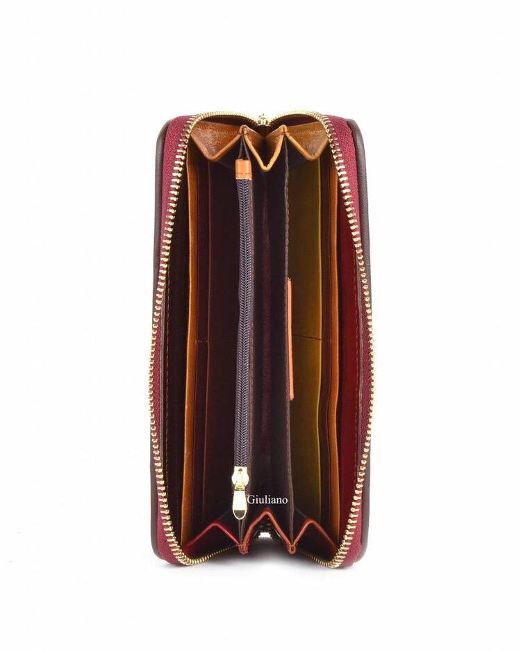 Leather wallet | Multicolor