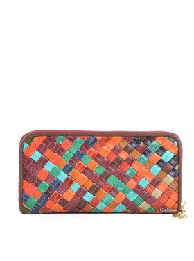 Leder-Geldbörse | Multicolor | 559039