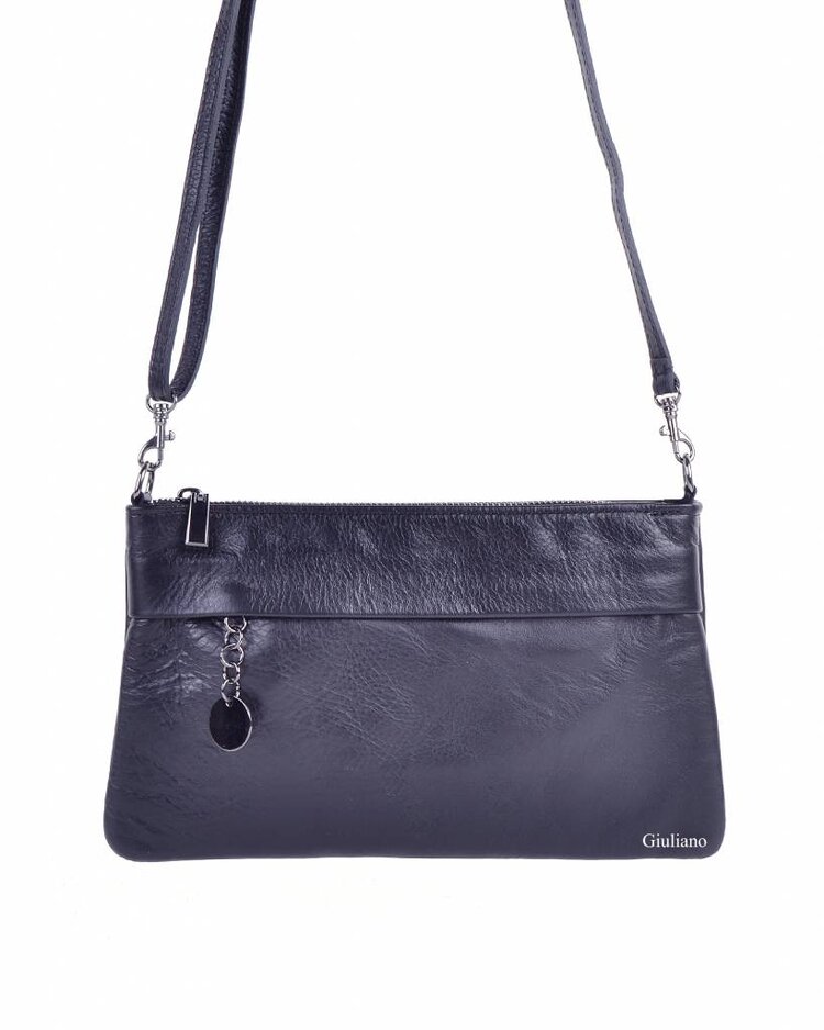 Leather shoulderbag | Clutch