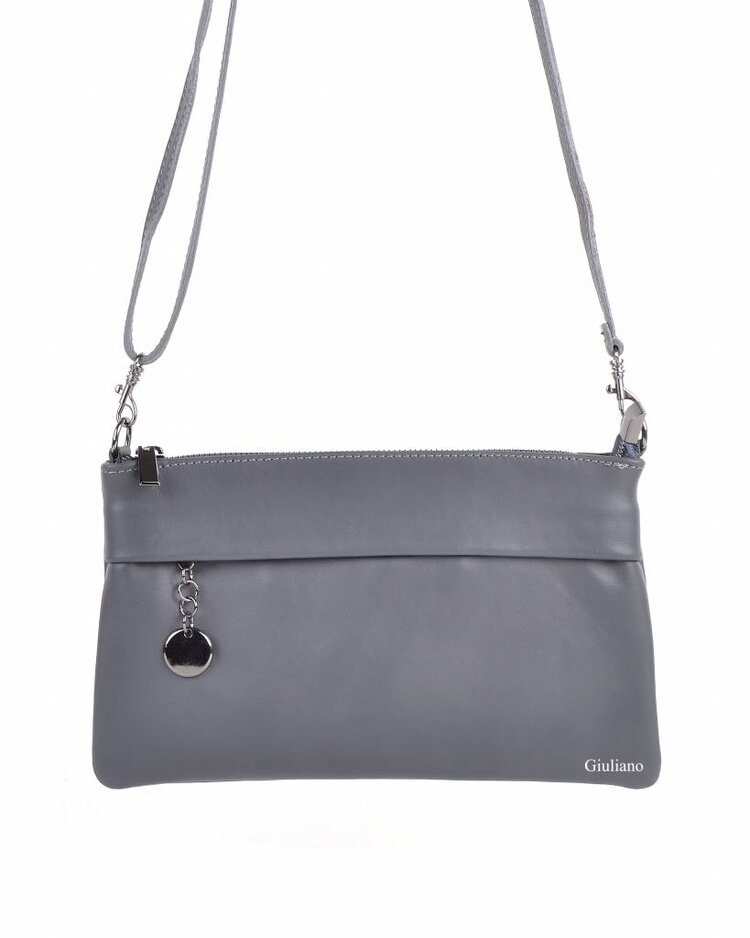 Leather shoulderbag | Clutch