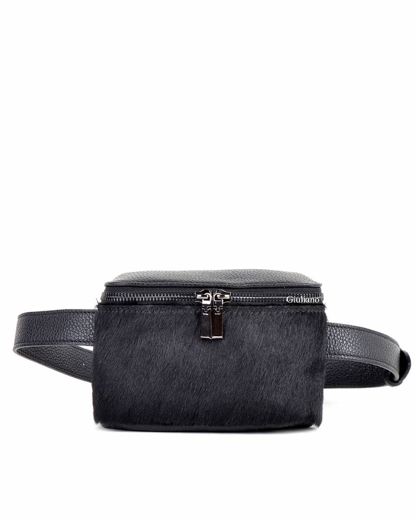 Lederen Belt Bag | Vacht | Effen, foto 2 van 3