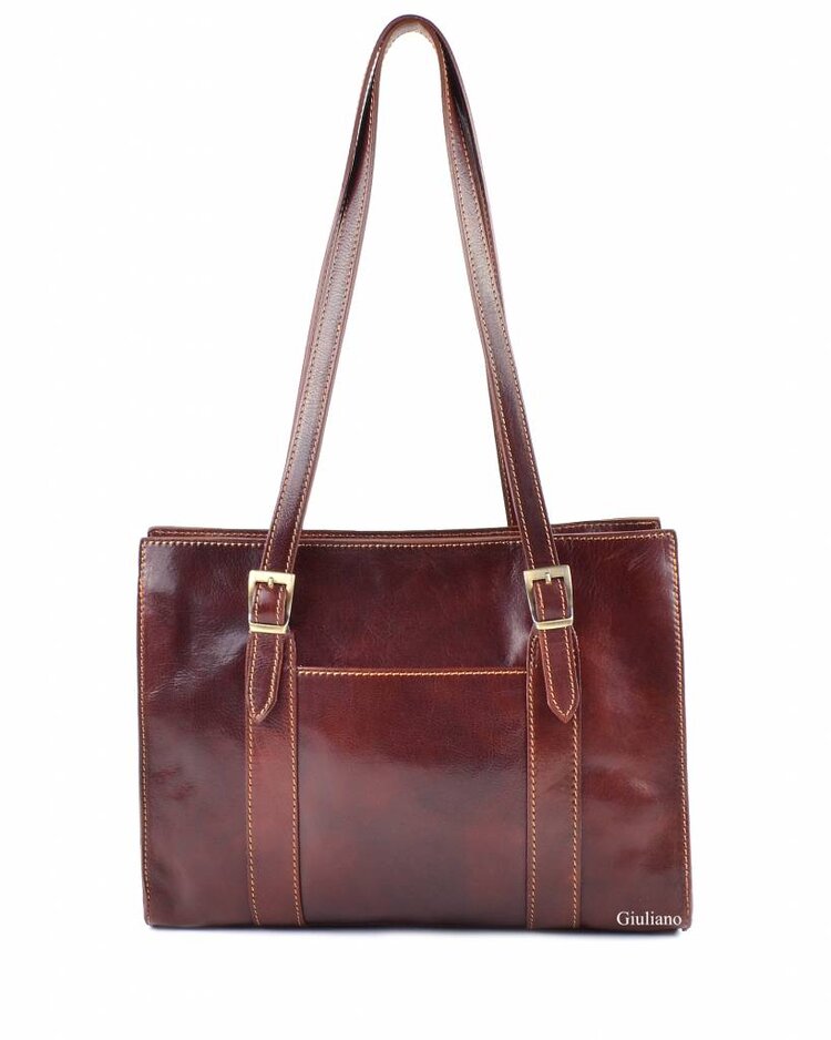 Lederen handtas  | 552480