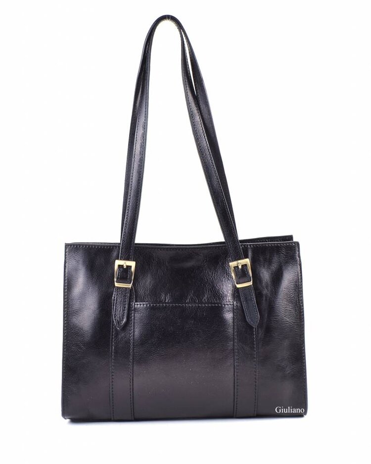 Lederen handtas  | 552480