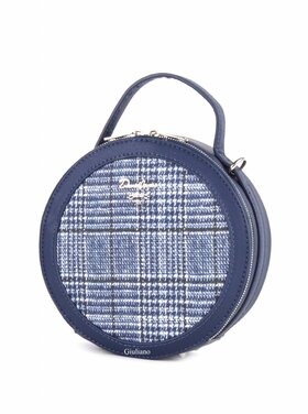 | Artificial leather handbag | Round | Tartan